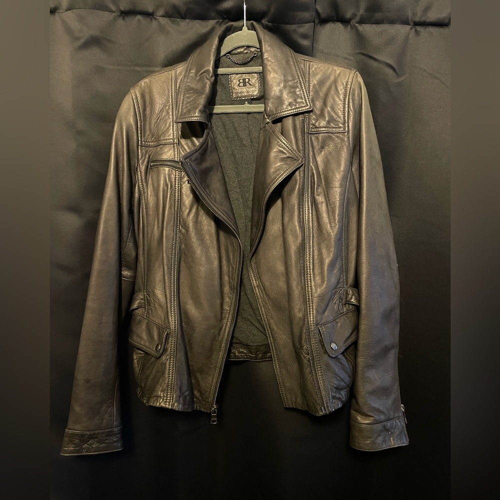 Banana Republic Leather Moto Jacket